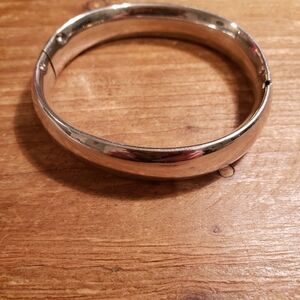 Vintage Coro Silver Tone  Bracelet Bangle
